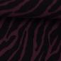 Preview: Viskose Webware Klara, Zebramuster, bordeaux/schwarz